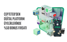 CEPTETEB'den Dijital Platform Üyeliklerinde %50 Bonus!